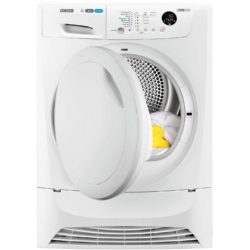 Zanussi ZDH8333PZ Lindo 1000 8kg Heat Pump Condenser Tumble Dryer in White A+